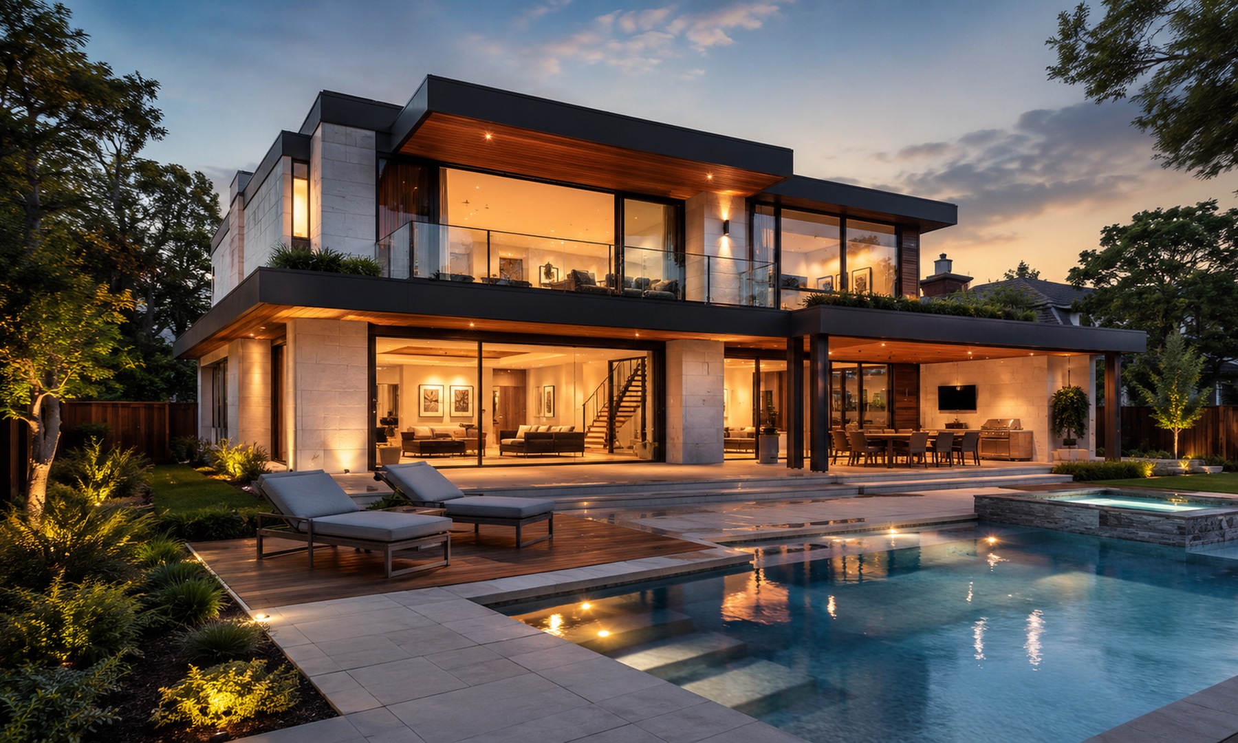 Fachada de imóvel premium